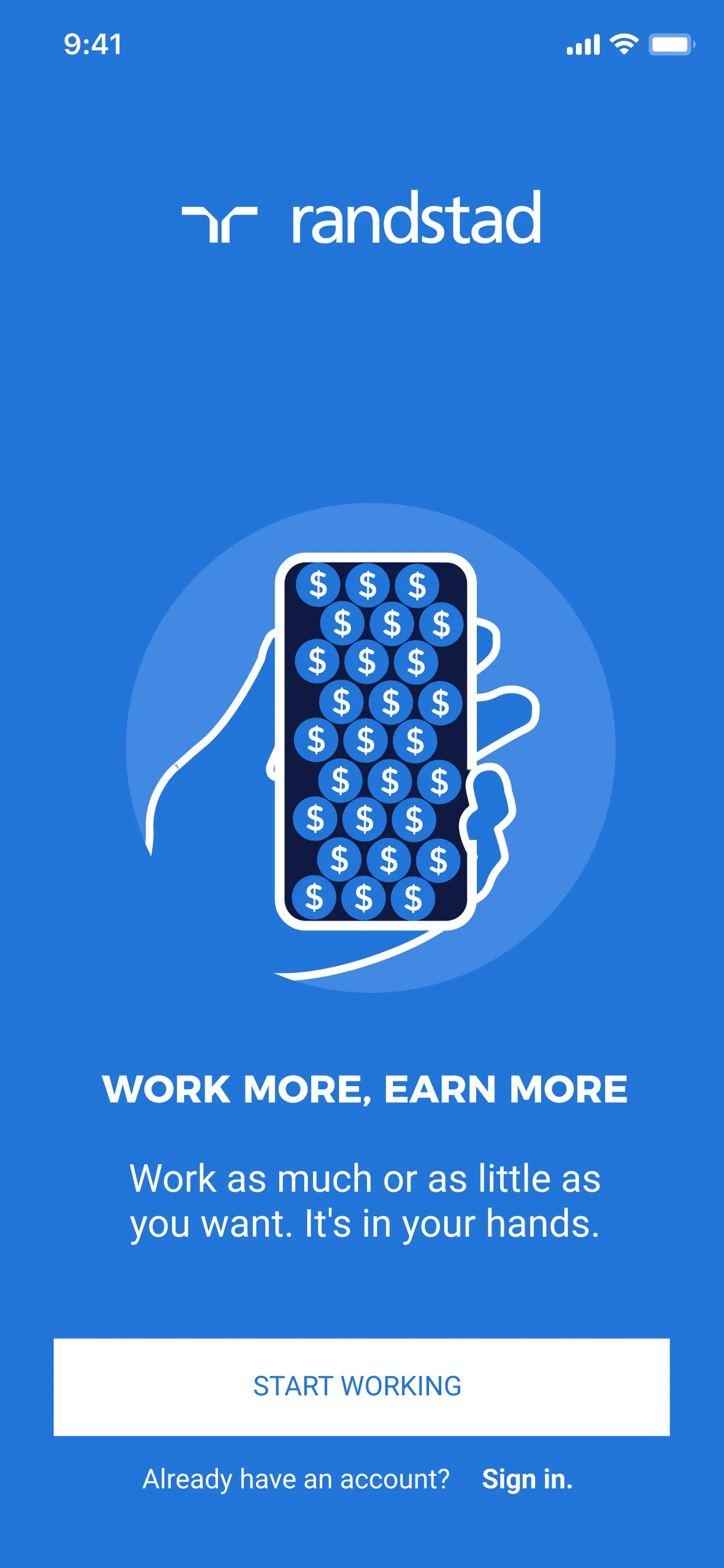 randstad: jobs for workers screenshot